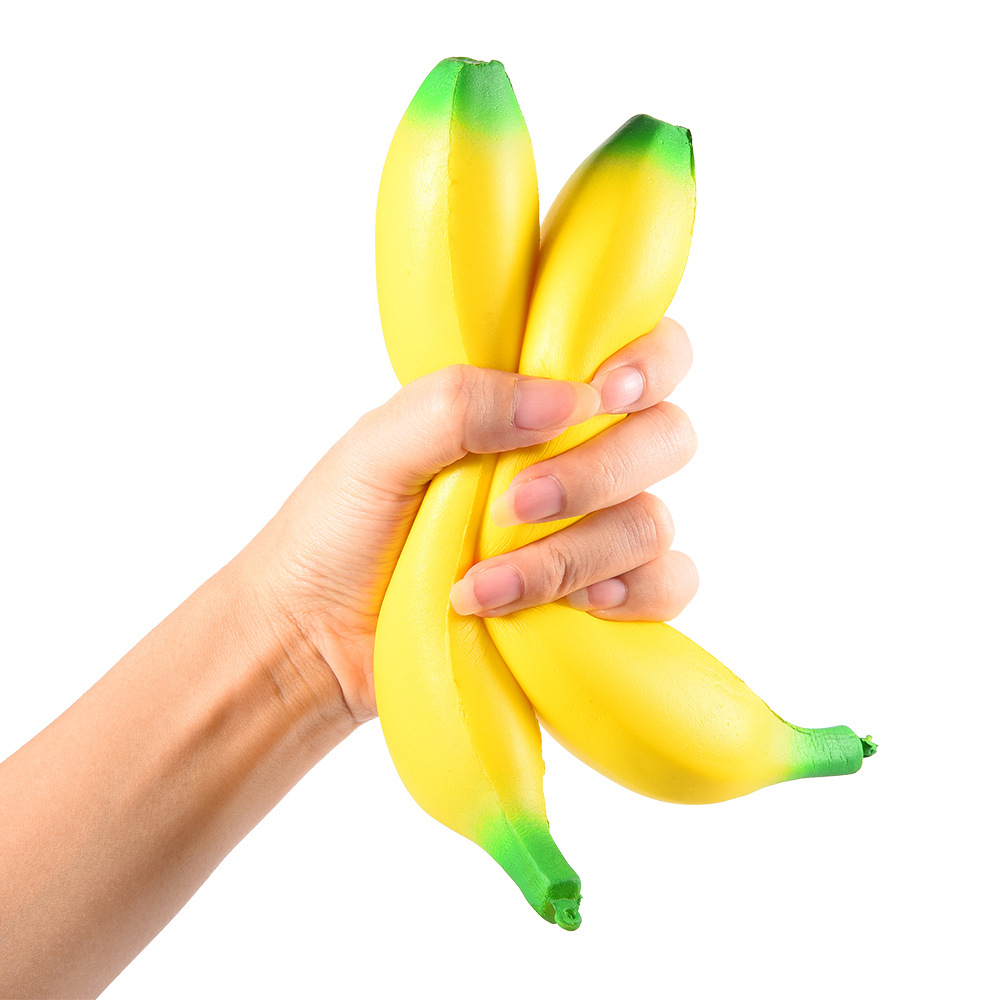 Food Snacks To Eat - Anti-stress Squish Banana Toys Slow Rising