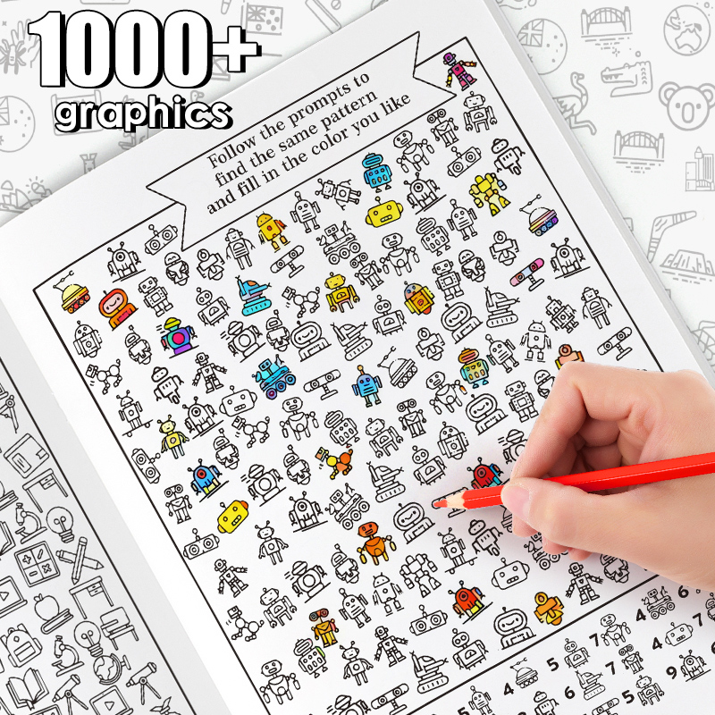 Food Snacks Coloring Book - Interactive Book with Hidden Patterns |