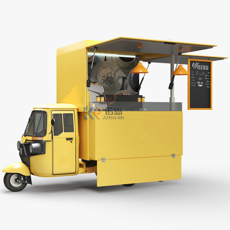 Food Truck With Snacks - New Design Street Electric Tricycle Food