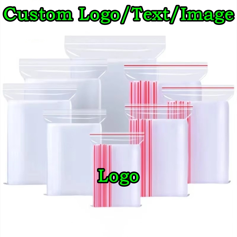 Food Like Snacks - Clear PE Plastic Zipper Packaging Bag