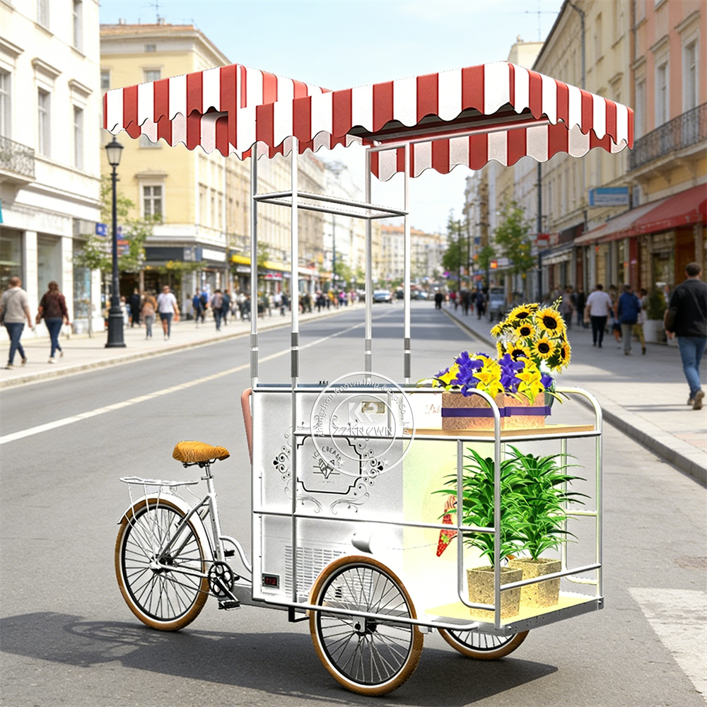 Food City Snacks - Modern Portable Food Cart High Quality