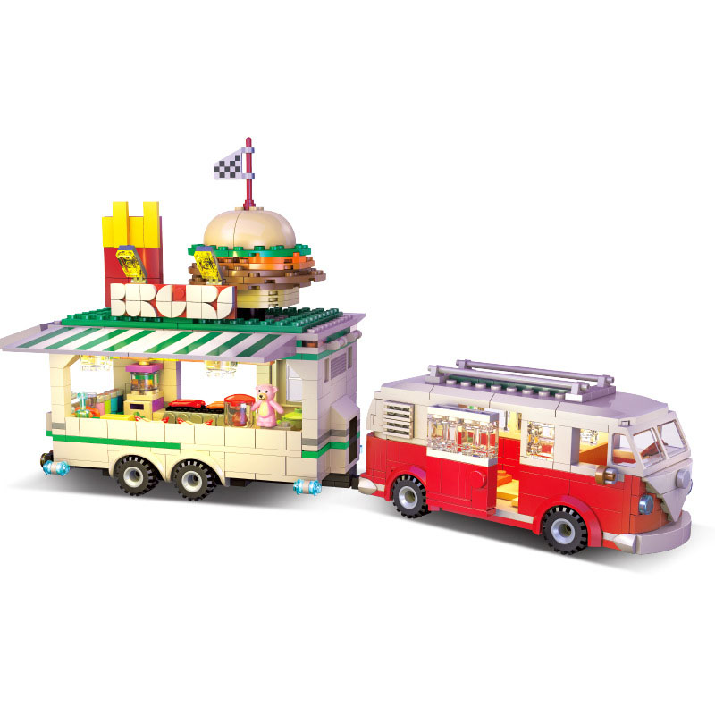 Food City Snacks - Creative City Street View Building Block