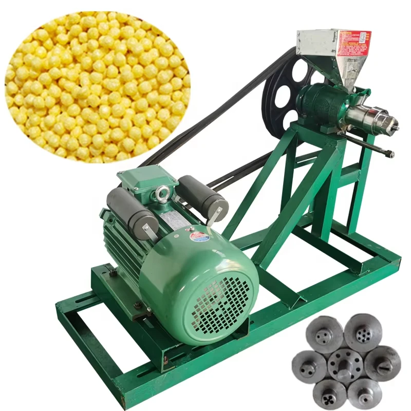 Food Snacks To Make - Semi-automatic small snack food extruder puffed