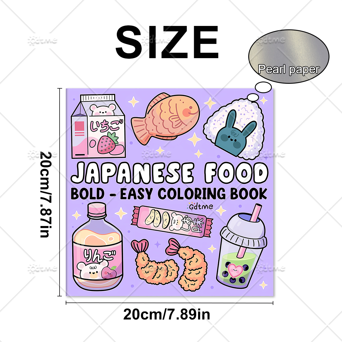 JAPANESE FOOD Bold-easy Patter - đánh giá và giá Food Snacks Coloring Book