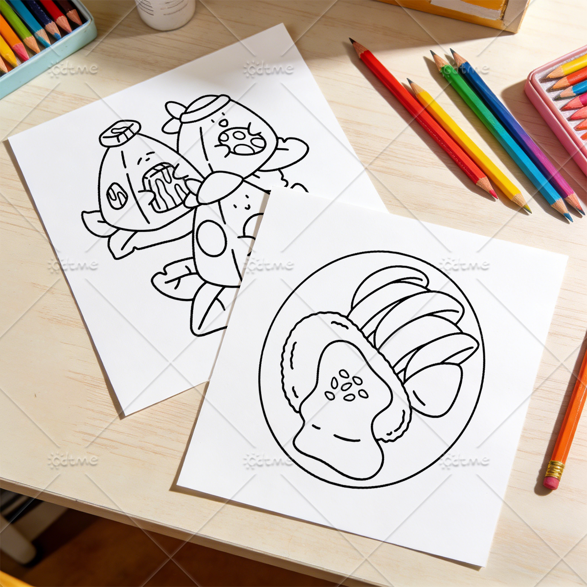 JAPANESE FOOD Bold-easy Patter - đánh giá và giá Food Snacks Coloring Book
