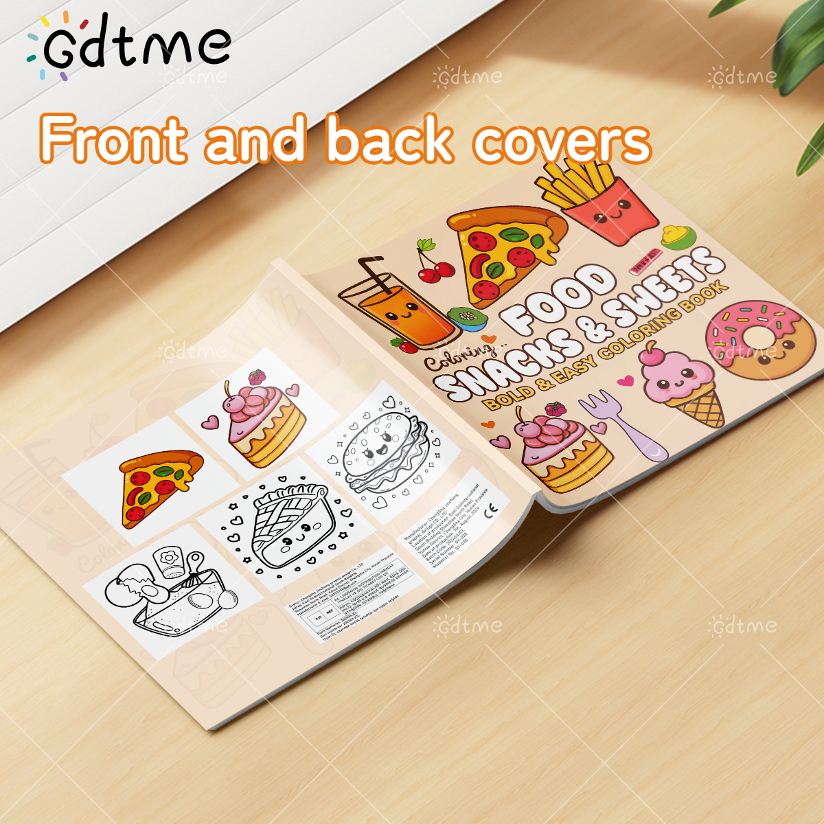 FOOD SNACKS & SWEETS Themed Co - đánh giá và giá Food Snacks Coloring Book