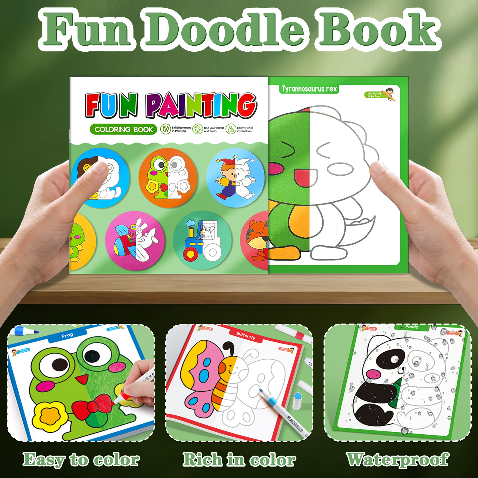 Kids Symmetrical Painting Acti - đánh giá và giá Food Snacks Coloring Book
