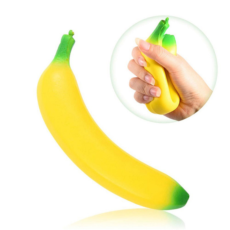 Anti-stress Squish Banana Toys - đánh giá và giá Food Snacks To Eat