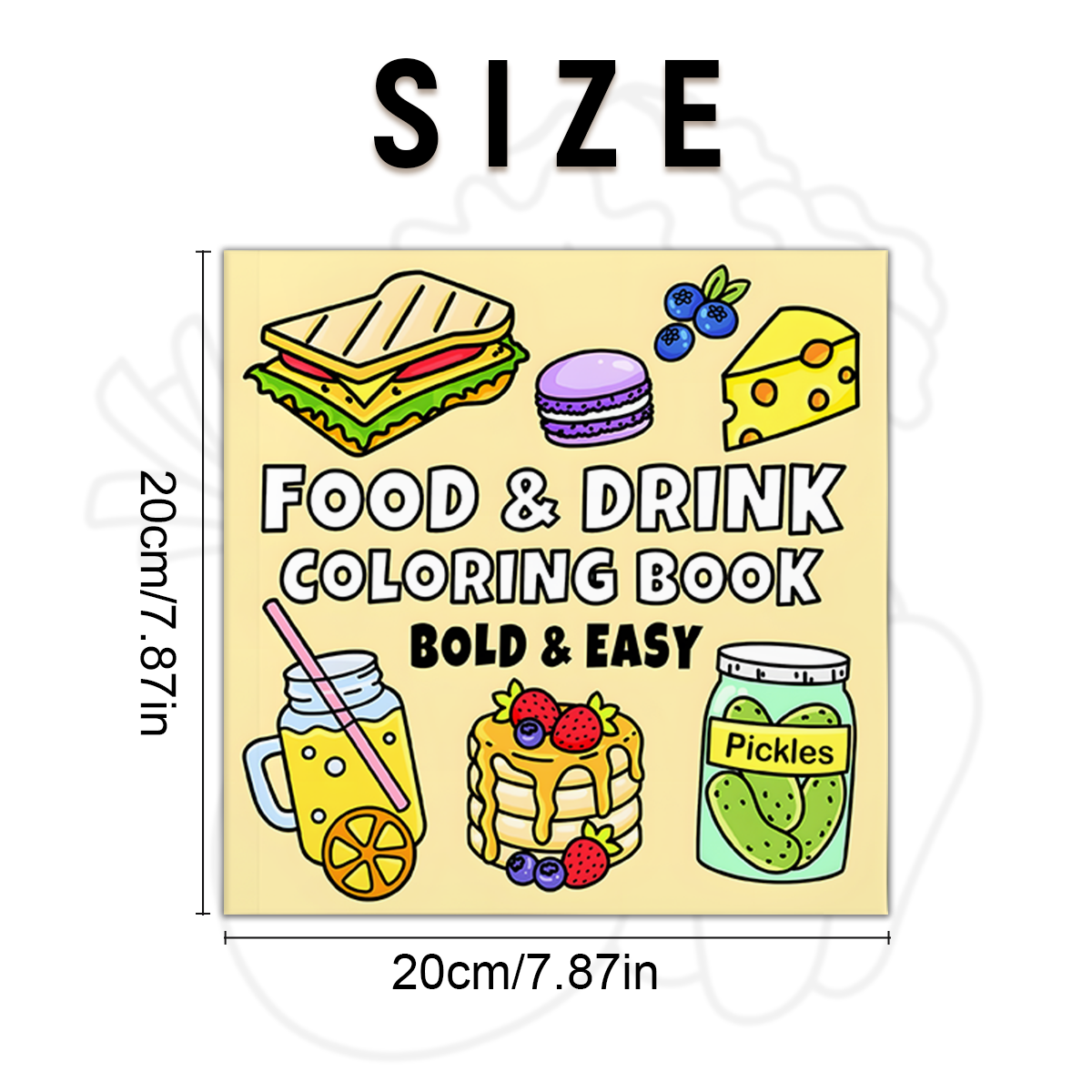 Delicious Treats Coloring Book - đánh giá và giá Food Snacks Coloring Book