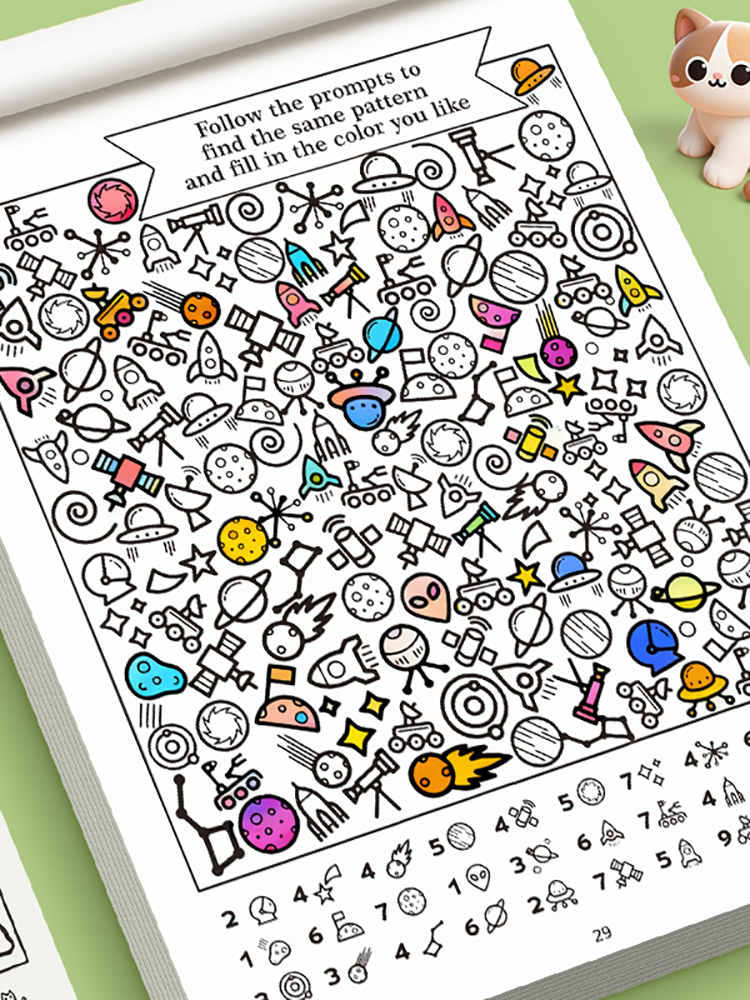 Interactive Book with Hidden P - đánh giá và giá Food Snacks Coloring Book