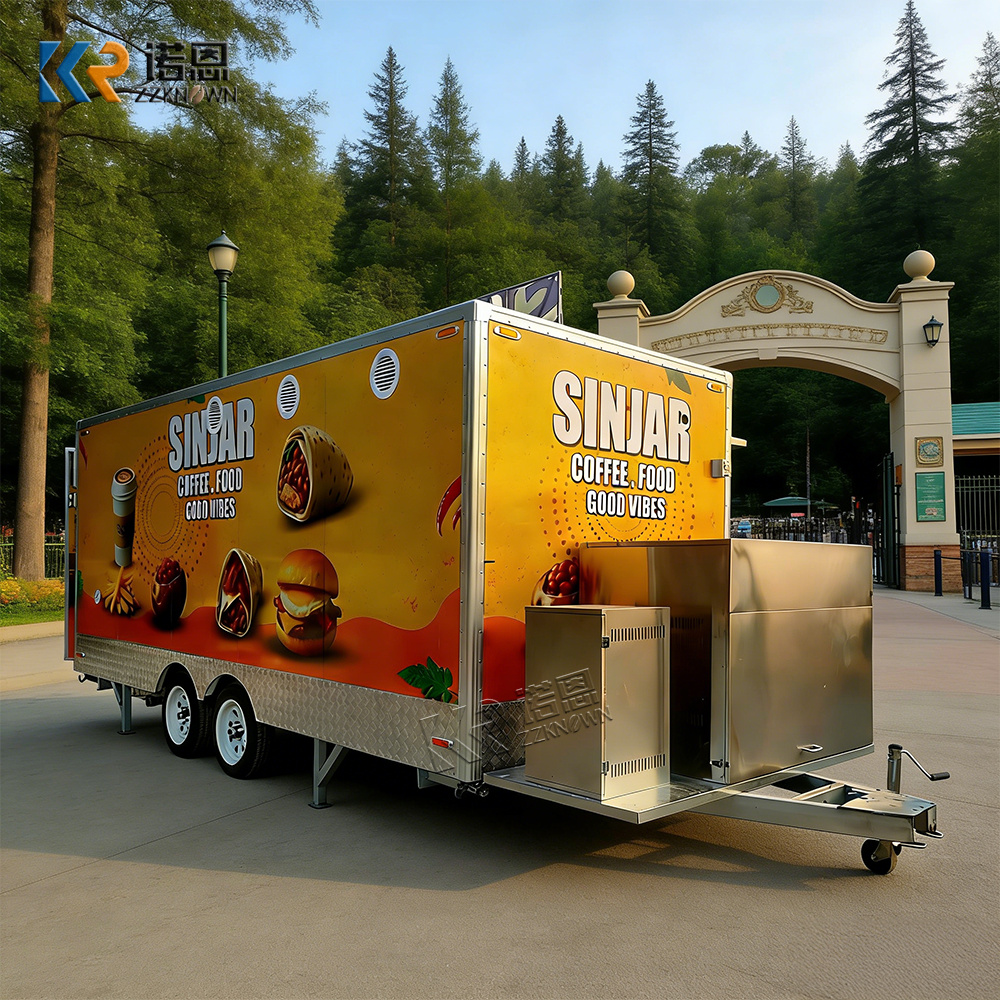 CE DOT Outdoor Food Trailers S - đánh giá và giá Food Truck With Snacks