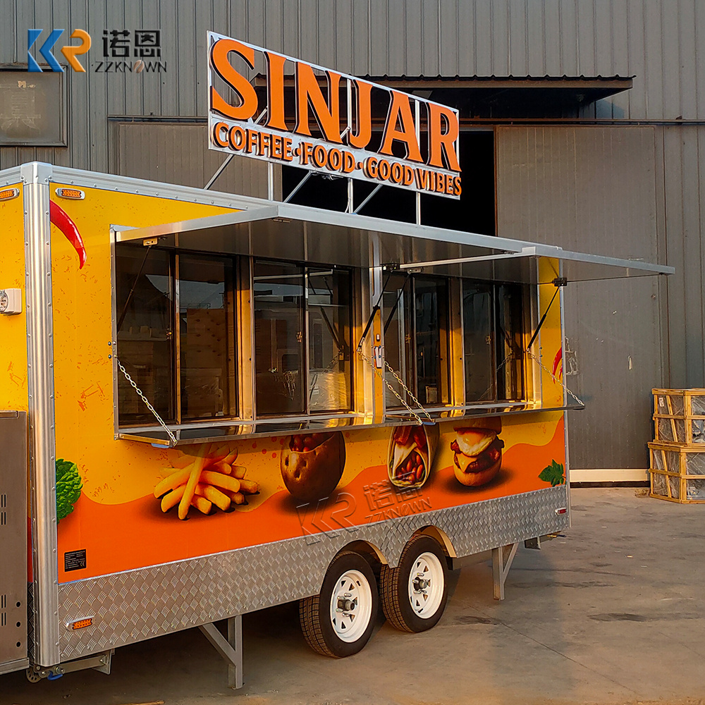 CE DOT Outdoor Food Trailers S - đánh giá và giá Food Truck With Snacks