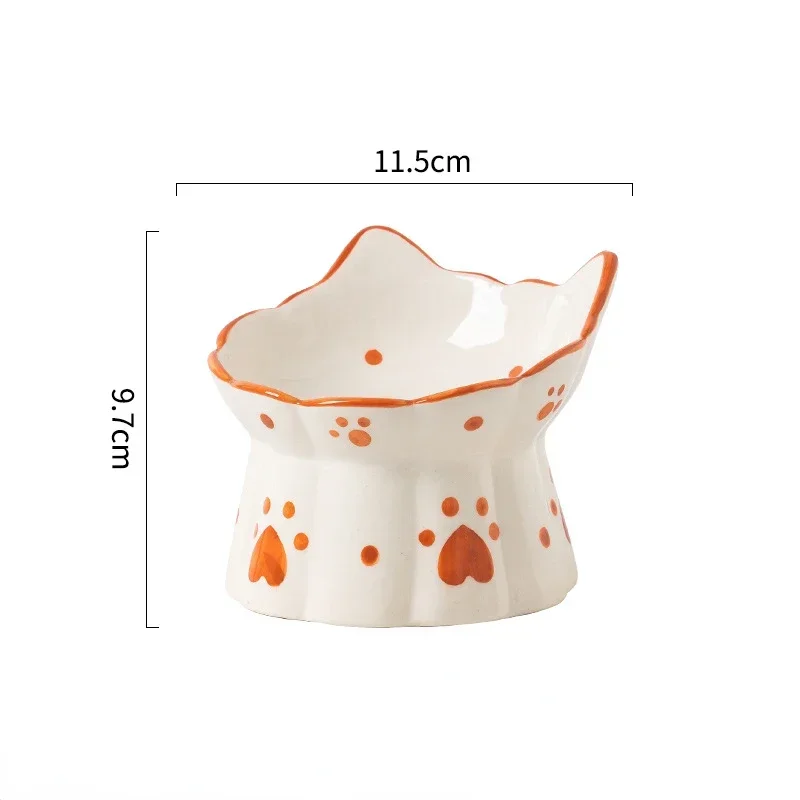 Cat Ceramic Food Bowl Elevated - đánh giá và giá Food Snacks To Eat