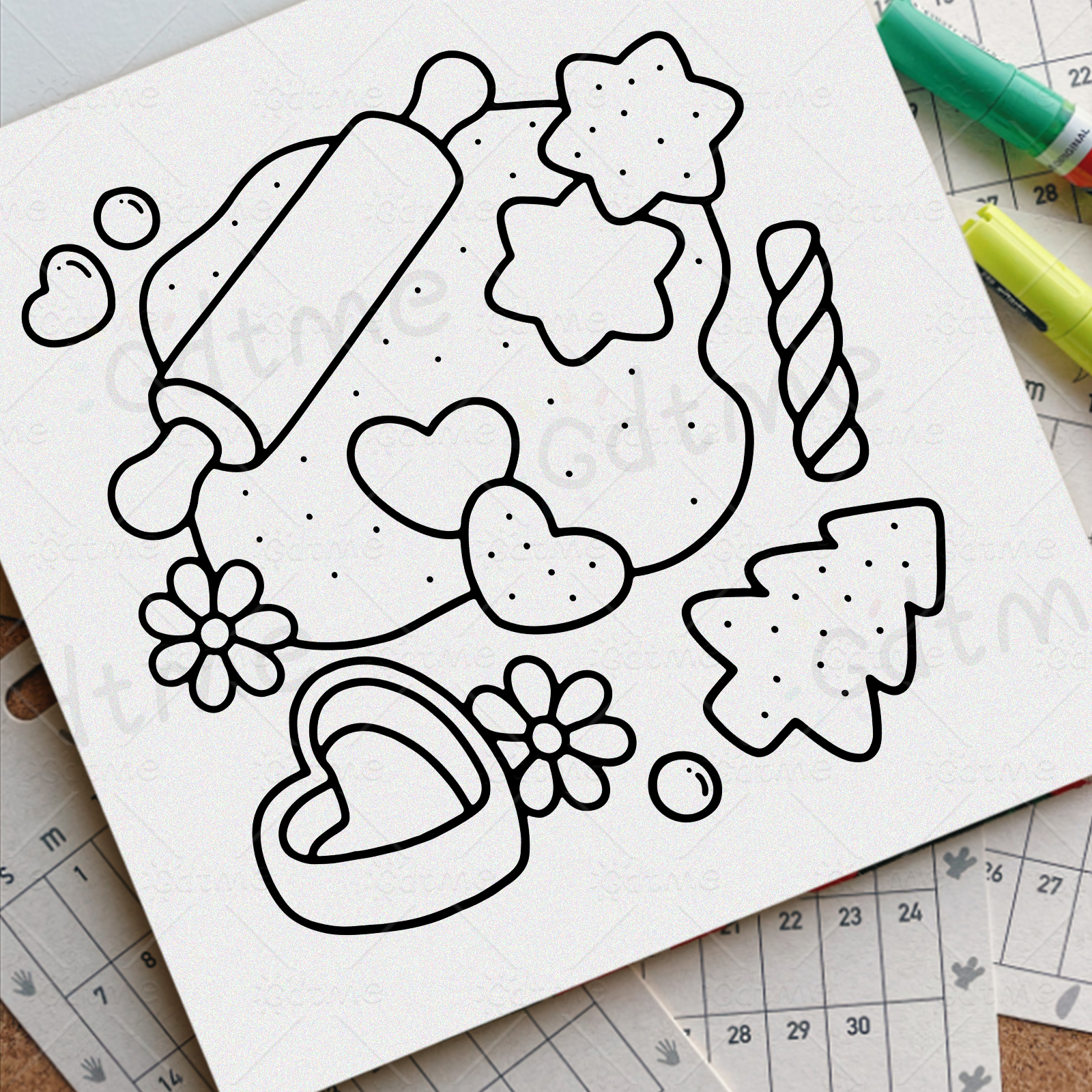 FOOD SWEETS Bold-easy Patterns - đánh giá và giá Food Snacks Coloring Book