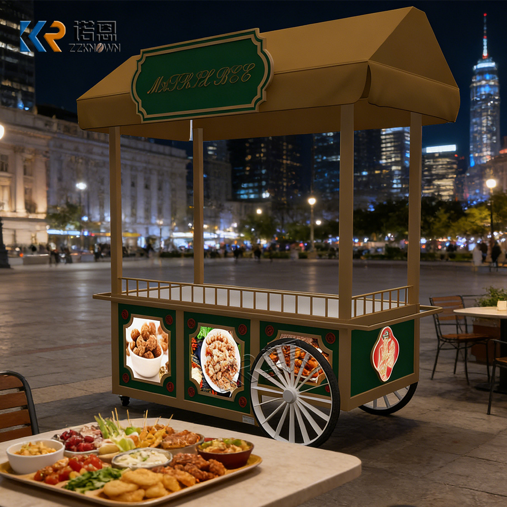 Elegant Portable Food Cart Mod - đánh giá và giá Food City Snacks