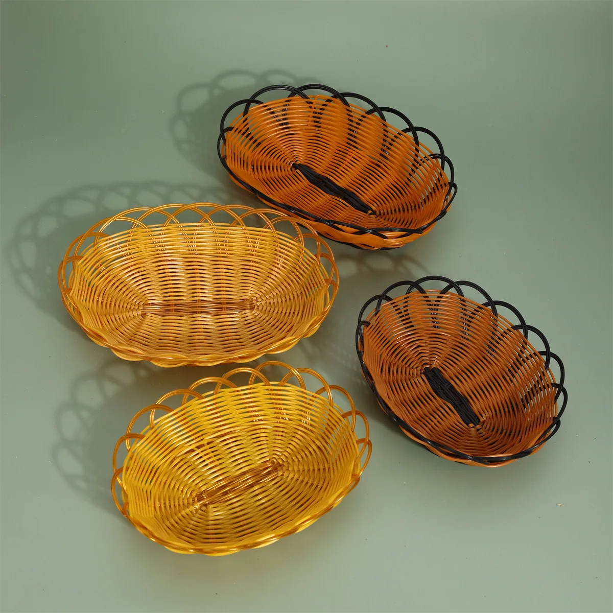 New Imitation Rattan Fruit Bas - đánh giá và giá Food Snacks Indian