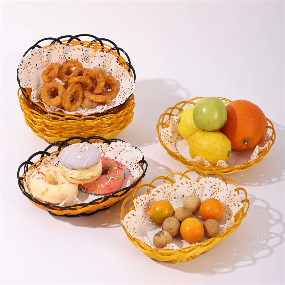 New Imitation Rattan Fruit Bas - đánh giá và giá Food Snacks Indian