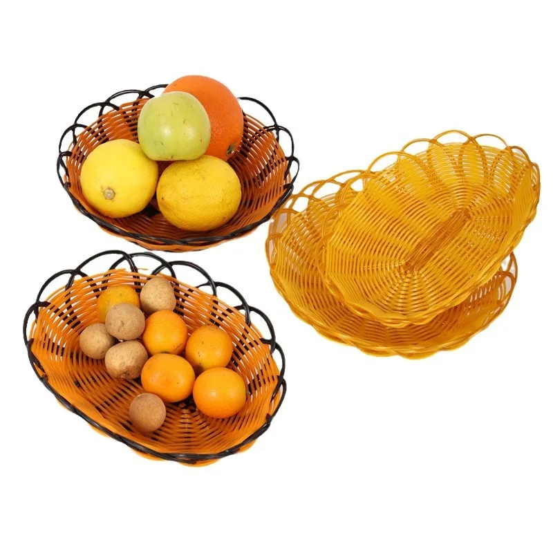 New Imitation Rattan Fruit Bas - đánh giá và giá Food Snacks Indian