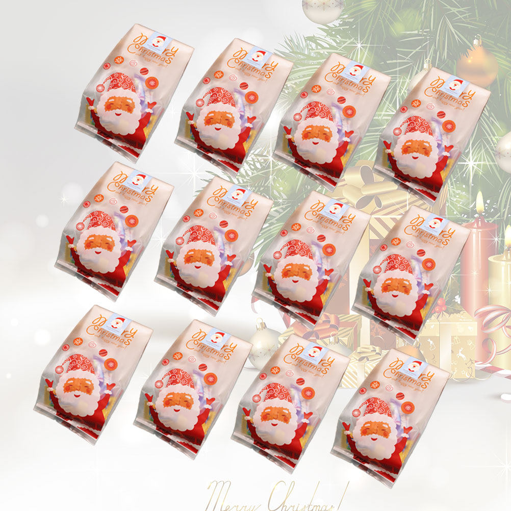 50Pcs Santa Christmas Cookies  - đánh giá và giá Xmas Food Snacks