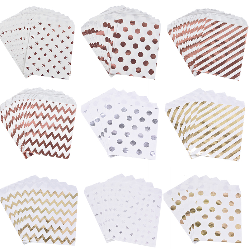 25/50pcs Rose Gold Candy Paper - đánh giá và giá Food Like Snacks