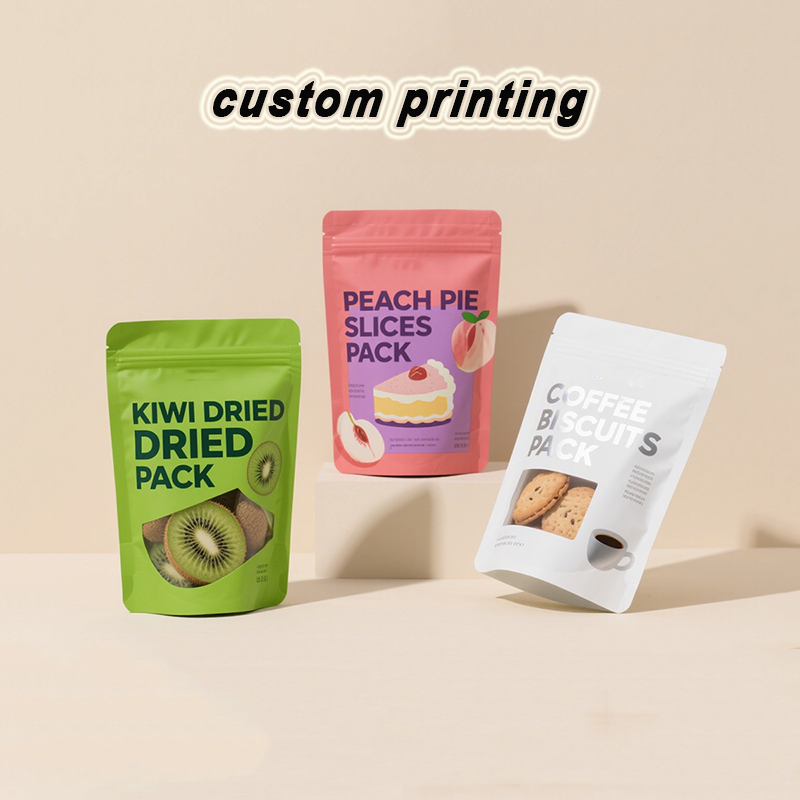 Custom Matte Stand-up Aluminum - đánh giá và giá Xmas Food Snacks