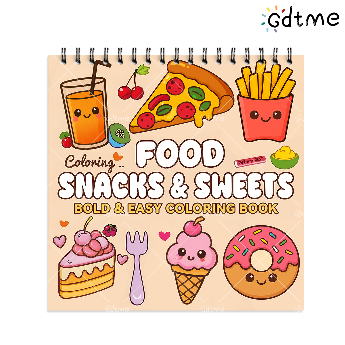 FOOD SNACKS & SWEETS Themed Co - đánh giá và giá Food Snacks Coloring Book