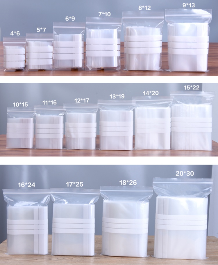 200PCS PE Clear Plastic Writin - đánh giá và giá Food Like Snacks