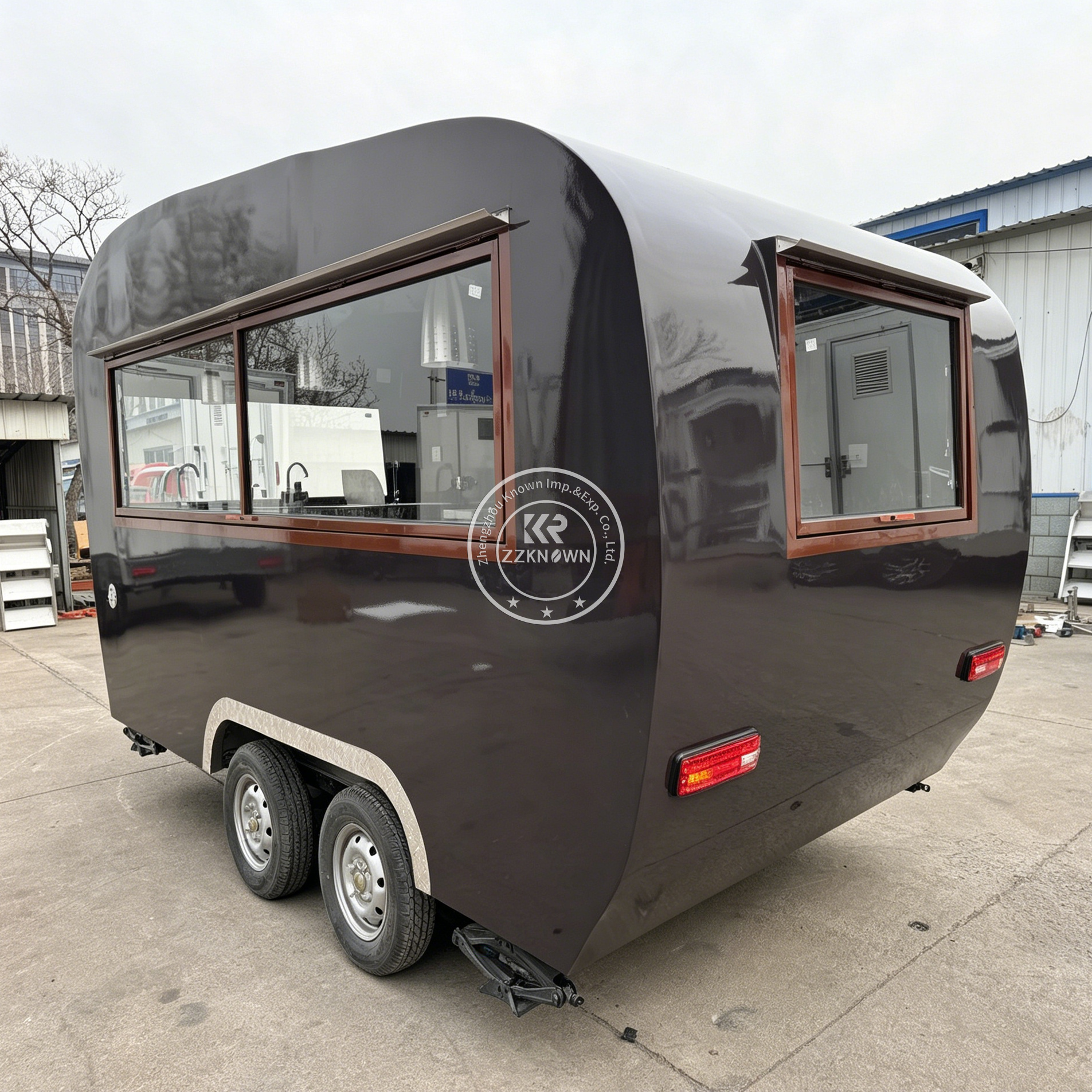 Outdoor Mobile Coffee Bubble T - đánh giá và giá Food Truck With Snacks