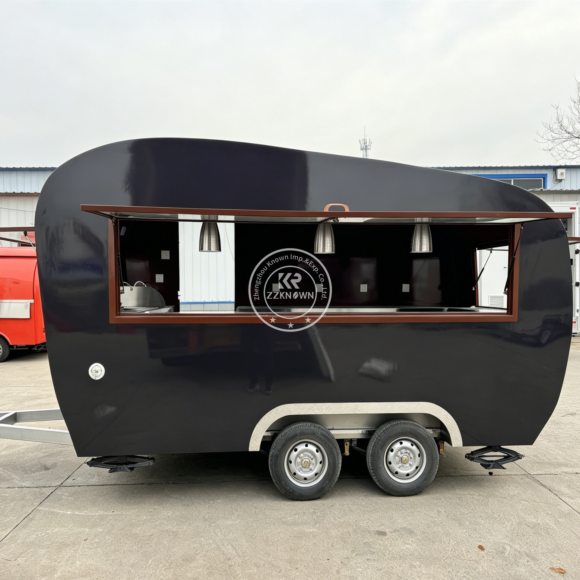 Outdoor Mobile Coffee Bubble T - đánh giá và giá Food Truck With Snacks