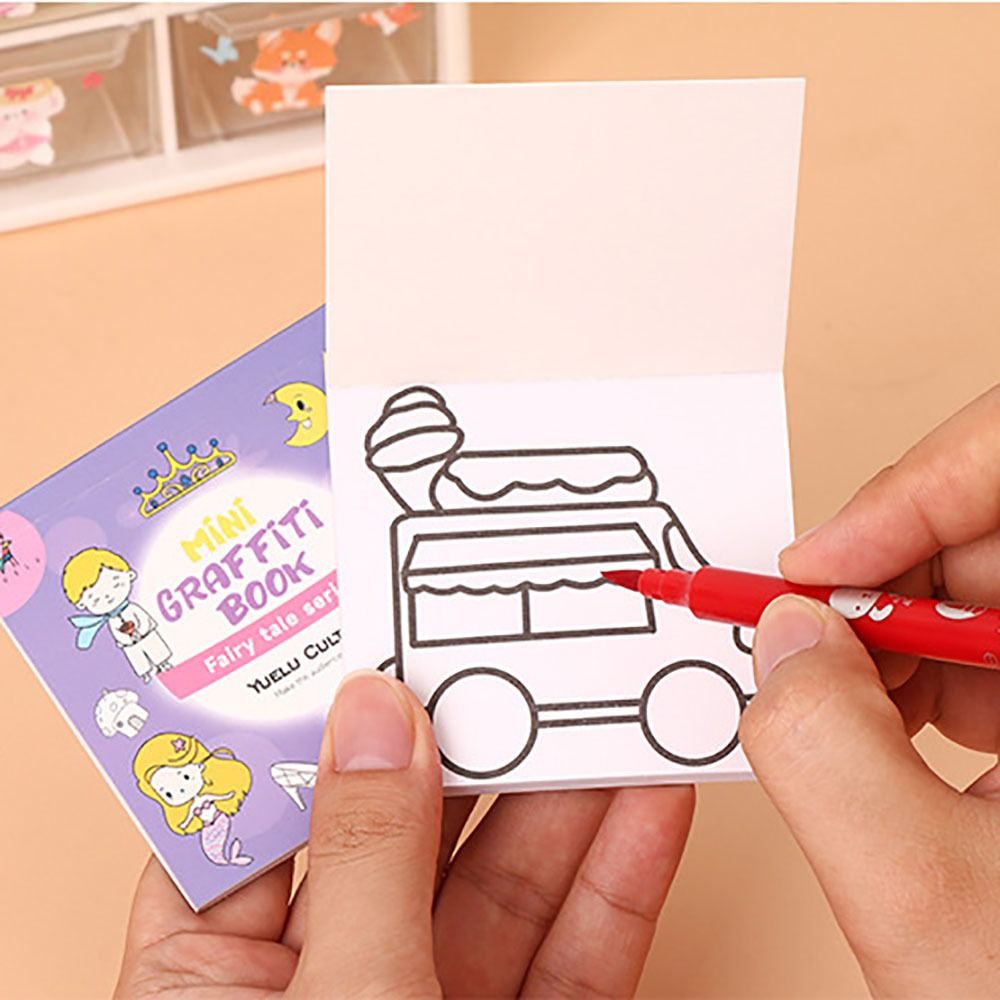 50 sheets Cartoon Paper Colori - đánh giá và giá Food Snacks Coloring Book