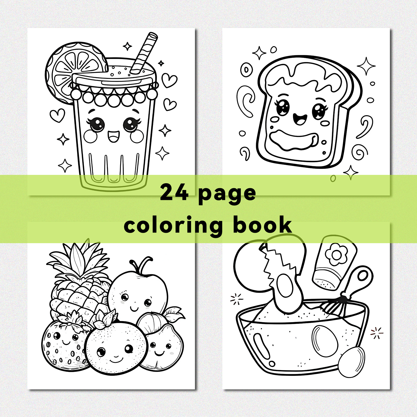 FOOD AND SNACK Coloring Book F - đánh giá và giá Food Snacks Coloring Book