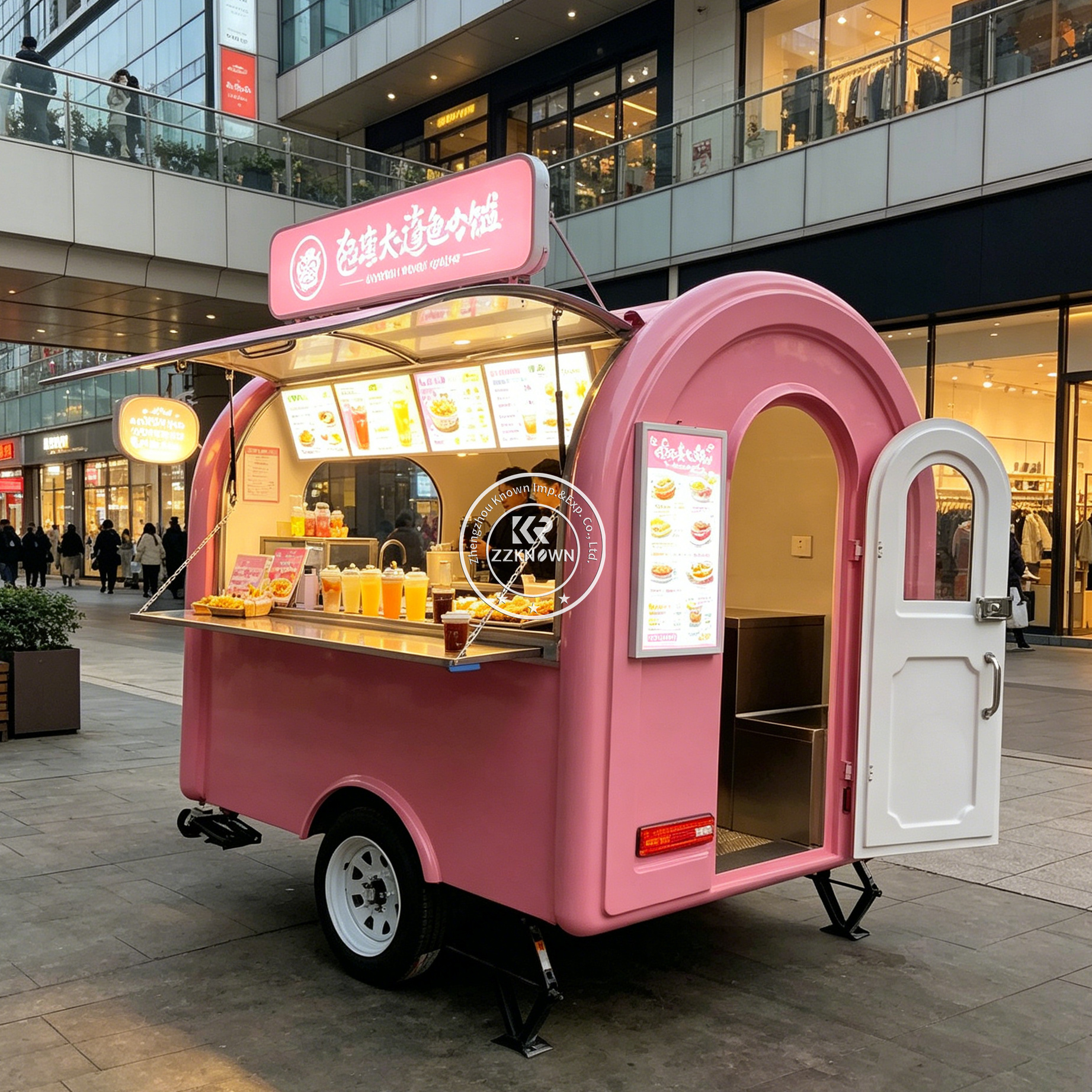 Mobile Mobile Waffle Dessert T - đánh giá và giá Food Truck With Snacks