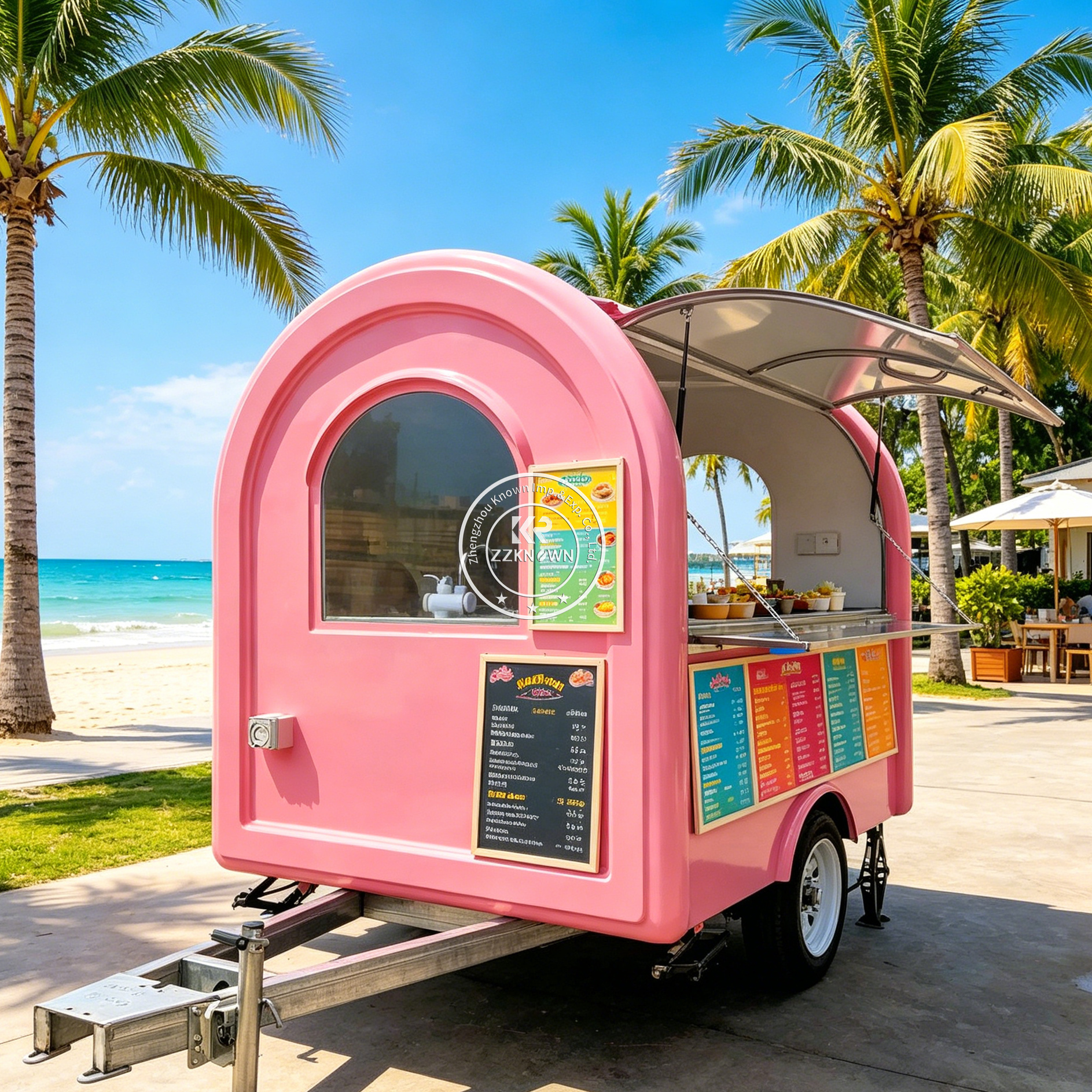 Mobile Mobile Waffle Dessert T - đánh giá và giá Food Truck With Snacks