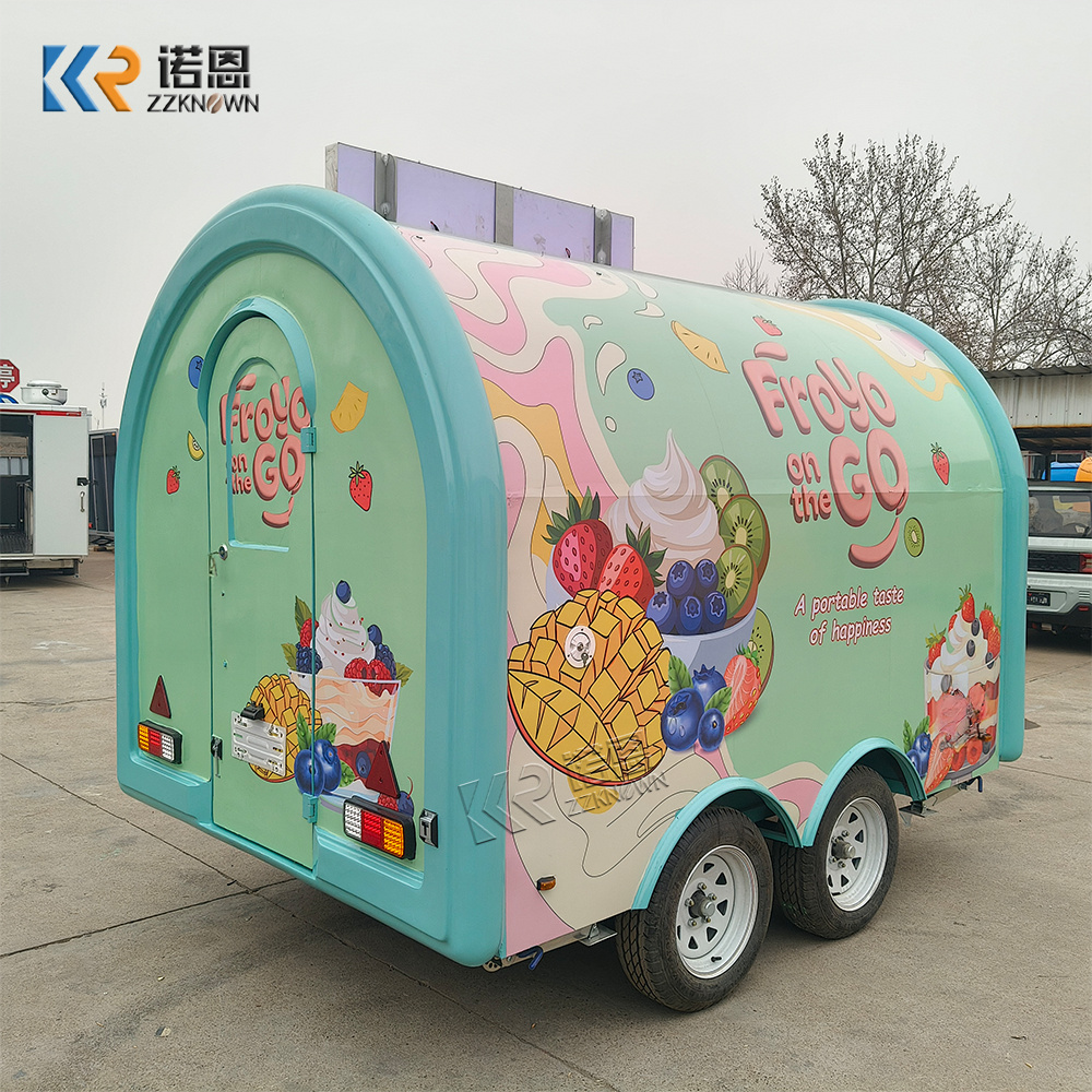 Custom Food Trailer Mobile Kit - đánh giá và giá Food Truck With Snacks