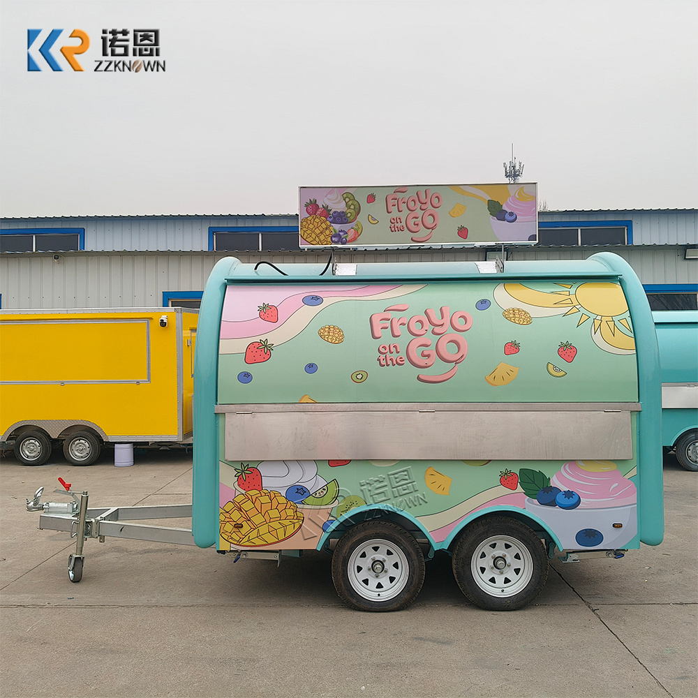 Custom Food Trailer Mobile Kit - đánh giá và giá Food Truck With Snacks