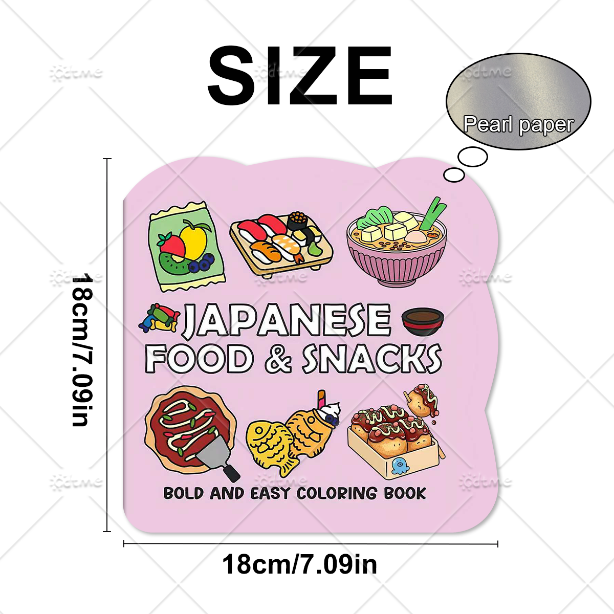 JAPANESE FOOD & SNACKS Irregul - đánh giá và giá Food Snacks Coloring Book