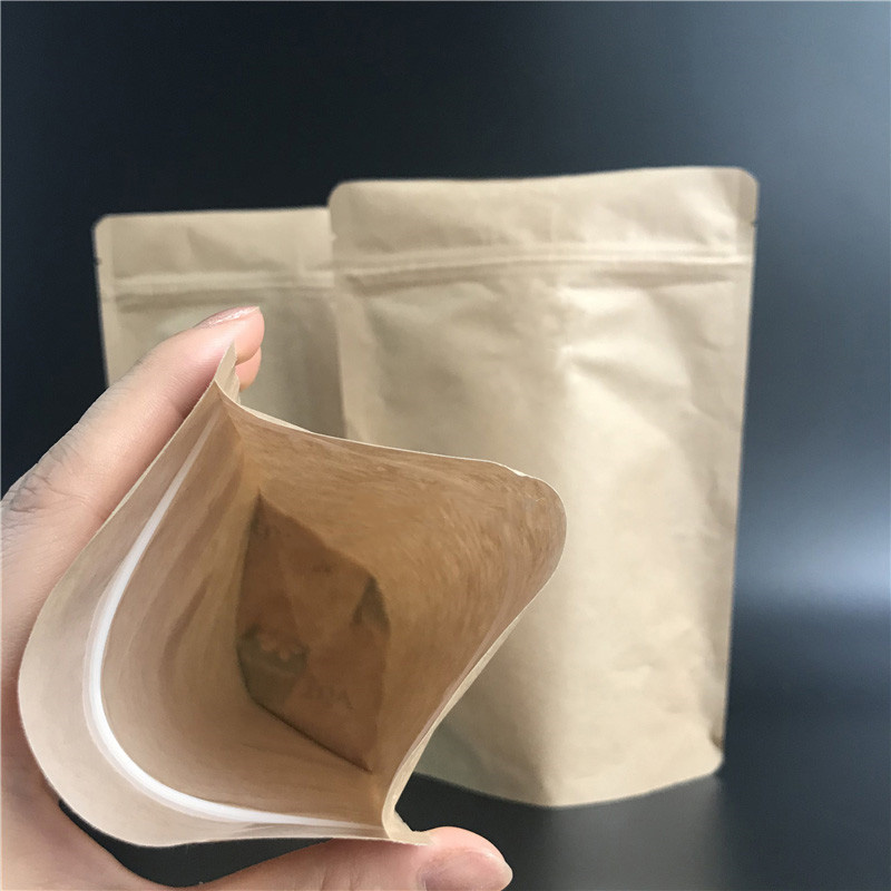 50pcs Resealable Doypack Brown - đánh giá và giá Food Energy Snacks