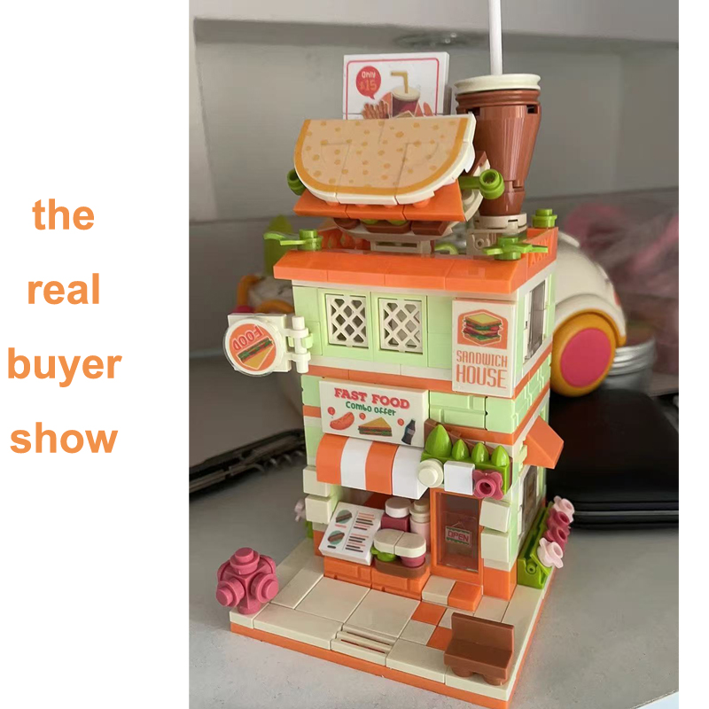 Creative Snack Bar Bricks Mode - đánh giá và giá Food City Snacks